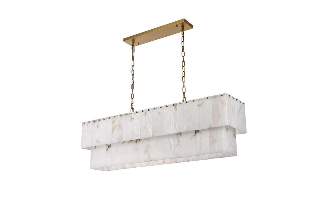 Elegant Lighting - 1015D48SG-33ST - 20 Light Chandelier - Georgina - Satin Gold