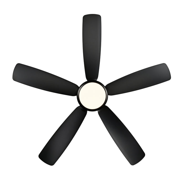 Millennium - 1010WLED-MBK-MBK - 52" Ceiling Fan - Airstra - Matte Black