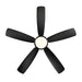 Millennium - 1010WLED-MBK-MBK - 52" Ceiling Fan - Airstra - Matte Black