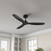 Millennium - 1075MBK-MBK - 52" Ceiling Fan - Cirova - Matte Black