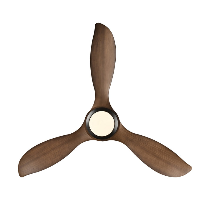 Millennium - 1077WLED-MBK-KOA - 52" Ceiling Fan - Wynleaf - Matte Black