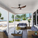Millennium - 1077WLED-MBK-KOA - 52" Ceiling Fan - Wynleaf - Matte Black