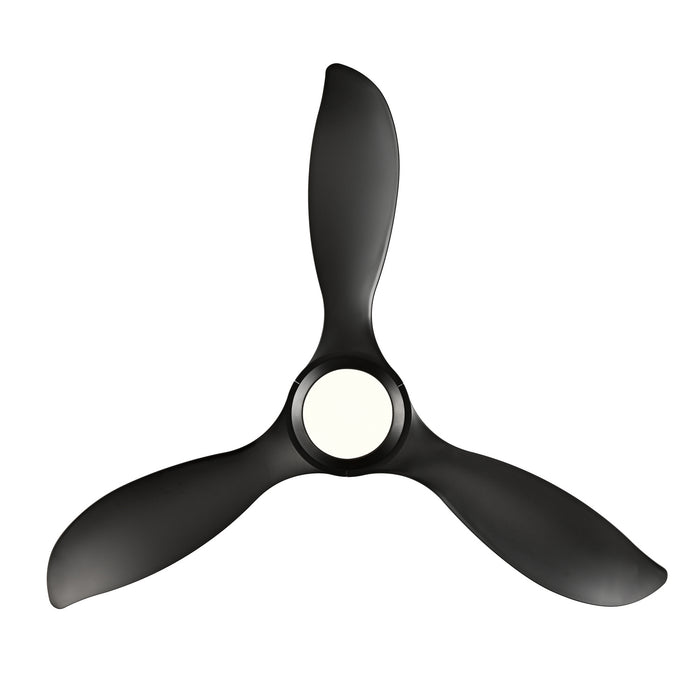 Millennium - 1077WLED-MBK-MBK - 52" Ceiling Fan - Wynleaf - Matte Black