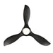 Millennium - 1077WLED-MBK-MBK - 52" Ceiling Fan - Wynleaf - Matte Black
