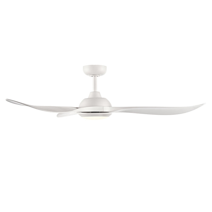 Millennium - 1077WLED-MWW-MWW - 52" Ceiling Fan - Wynleaf - Matte White