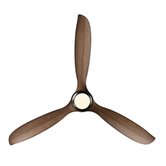 Millennium - 1087WLED-MBK-KOA - 72" Ceiling Fan - Wynleaf - Matte Black