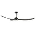 Millennium - 1087WLED-MBK-MBK - 72" Ceiling Fan - Wynleaf - Matte Black