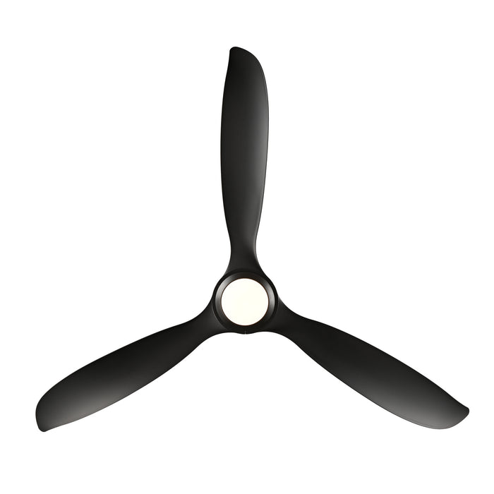 Millennium - 1087WLED-MBK-MBK - 72" Ceiling Fan - Wynleaf - Matte Black