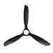Millennium - 1087WLED-MBK-MBK - 72" Ceiling Fan - Wynleaf - Matte Black