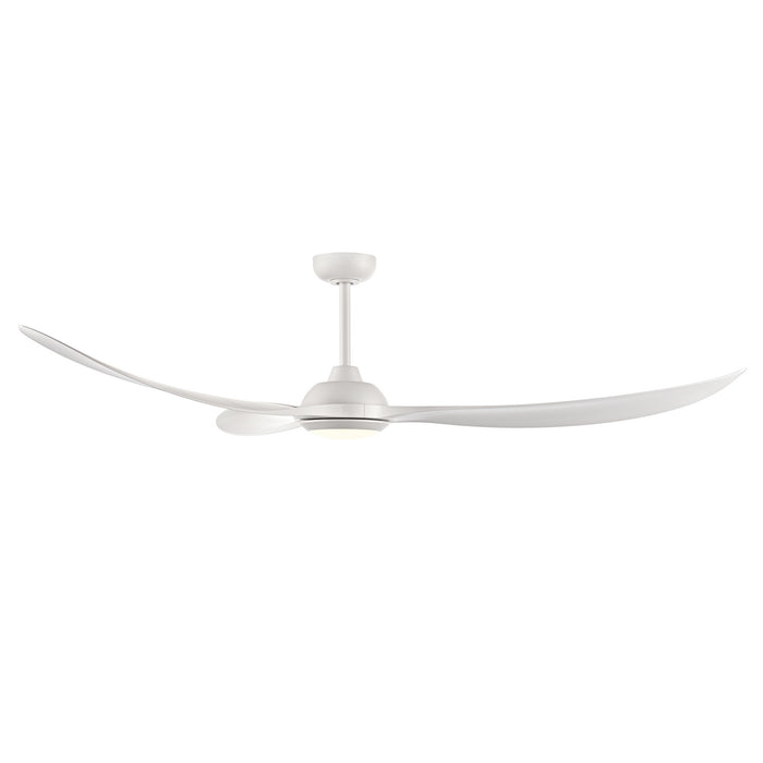 Millennium - 1087WLED-MWW-MWW - 72" Ceiling Fan - Wynleaf - Matte White
