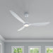 Millennium - 1087WLED-MWW-MWW - 72" Ceiling Fan - Wynleaf - Matte White