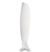 Millennium - 1087WLED-MWW-MWW - 72" Ceiling Fan - Wynleaf - Matte White