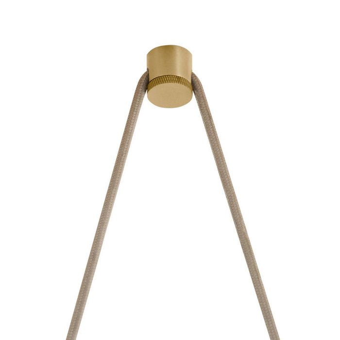 Arteriors - DLC60 - LED Chandelier - Berkley - Clear/Antique Brass