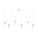 Arteriors - DLC61 - LED Chandelier - Berkley - Clear/Vintage Silver