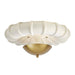 Arteriors - DFC35 - LED Flush Mount - Camella - Ivory/Antique Brass