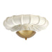 Arteriors - DFC35 - LED Flush Mount - Camella - Ivory/Antique Brass