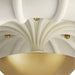 Arteriors - DFC35 - LED Flush Mount - Camella - Ivory/Antique Brass