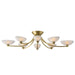 Arteriors - DFC29 - LED Flush Mount - Zamora - Antique Brass/Clear