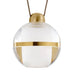 Arteriors - DLC57 - LED Chandelier - Noble - Clear/Antique Brass