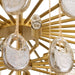Arteriors - DLC47 - 12 Light Chandelier - Jacqueline - Amber/Antique Brass