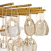 Arteriors - DLC47 - 12 Light Chandelier - Jacqueline - Amber/Antique Brass