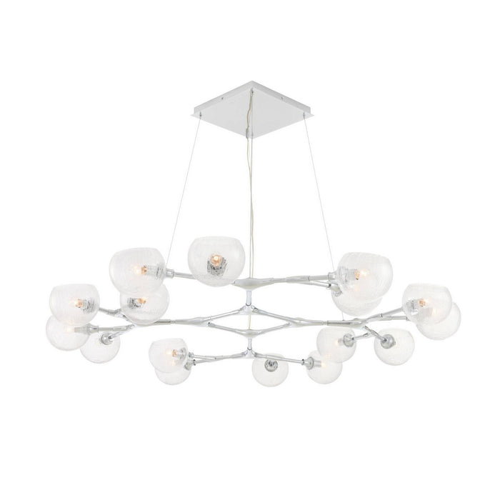 Arteriors - DLC53 - 16 Light Chandelier - Mahowald - Chrome/Clear Crackle