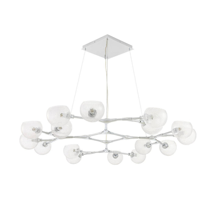 Arteriors - DLC53 - 16 Light Chandelier - Mahowald - Chrome/Clear Crackle
