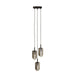 Arteriors - DPC43 - Three Light Chandelier - Javier - Smoke/English Bronze