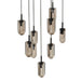 Arteriors - DSC16 - Nine Light Chandelier - Javier - Smoke/English Bronze