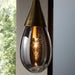 Arteriors - DPC34 - One Light Pendant - Giselle - Smoke Luster/Antique Brass