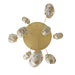 Arteriors - DSC15 - Nine Light Chandelier - Javier - Champagne/Antique Brass