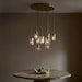 Arteriors - DSC15 - Nine Light Chandelier - Javier - Champagne/Antique Brass