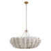 Arteriors - DLS20 - Six Light Chandelier - Bilal - Ivory/Antique Brass