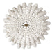 Arteriors - DLS20 - Six Light Chandelier - Bilal - Ivory/Antique Brass