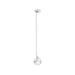 Arteriors - DPC41 - One Light Pendant - Noble - Clear/Chrome
