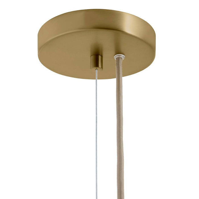 Arteriors - DPC42 - One Light Pendant - Noble - Clear/Antique Brass