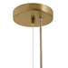 Arteriors - DPC42 - One Light Pendant - Noble - Clear/Antique Brass