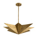 Arteriors - DPI16 - Eight Light Pendant - Rex - Antique Brass