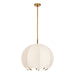 Arteriors - DSC17 - One Light Pendant - Lunaria - Ivory/Antique Brass
