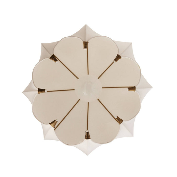 Arteriors - DSC17 - One Light Pendant - Lunaria - Ivory/Antique Brass
