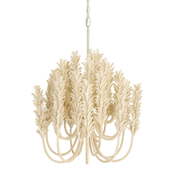 Arteriors - DSS05 - Three Light Chandelier - Kaia - Ivory/White