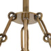 Arteriors - DSI16 - Three Light Chandelier - Decora - Smoke/Antique Brass