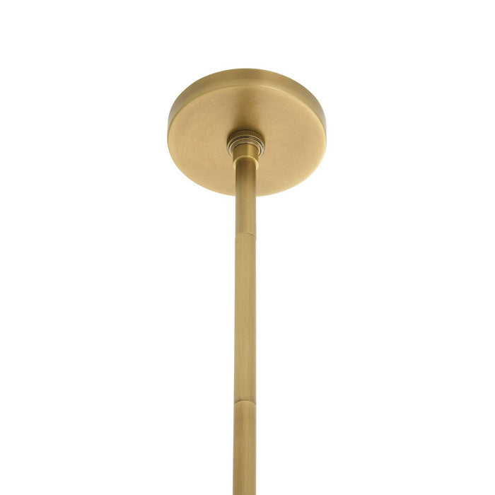 Arteriors - DPS09 - One Light Pendant - Swami - Natural and Black/Antique Brass