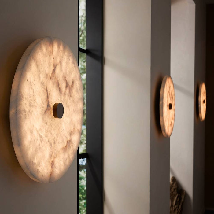 Arteriors - DFC32 - LED Flush Mount - Moers - White/English Bronze