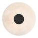 Arteriors - DFC28 - LED Flush Mount - Moers - White/English Bronze