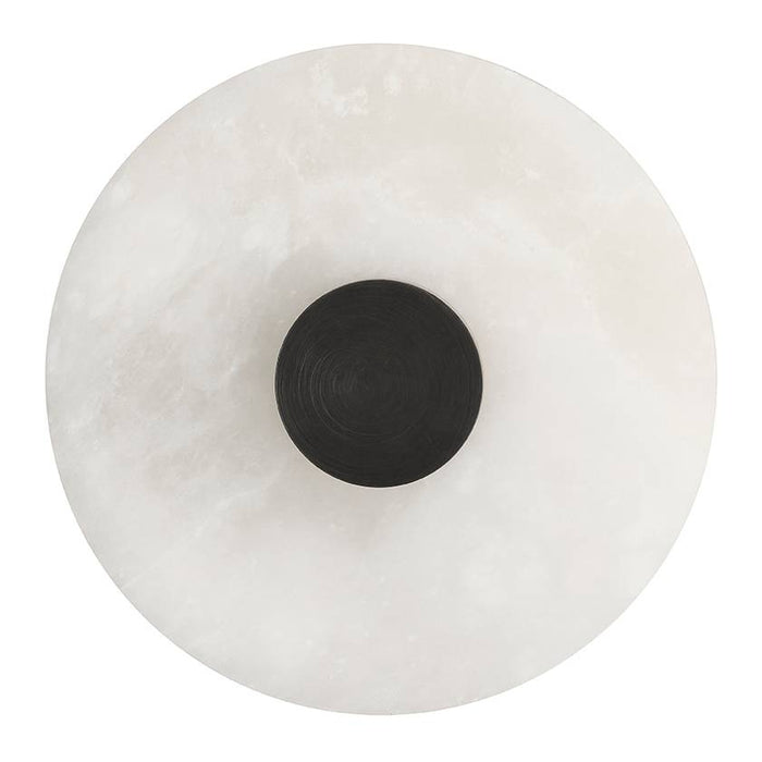 Arteriors - DFC28 - LED Flush Mount - Moers - White/English Bronze