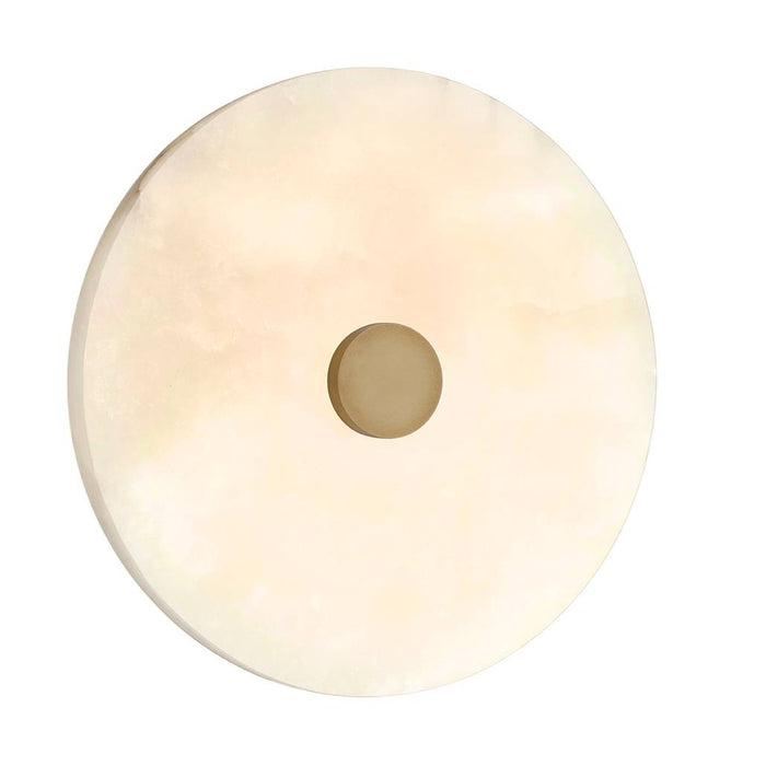 Arteriors - DFC27 - LED Flush Mount - Moers - White/Antique Brass