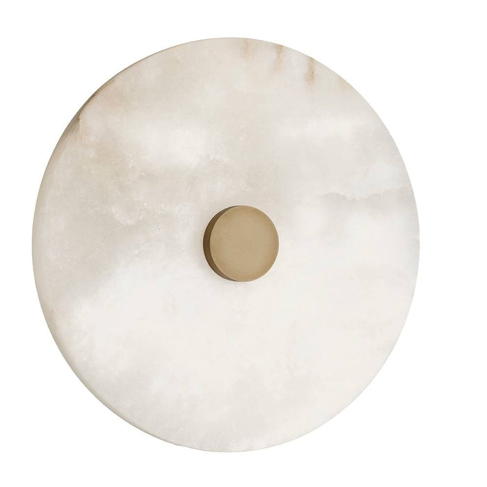 Arteriors - DFC27 - LED Flush Mount - Moers - White/Antique Brass