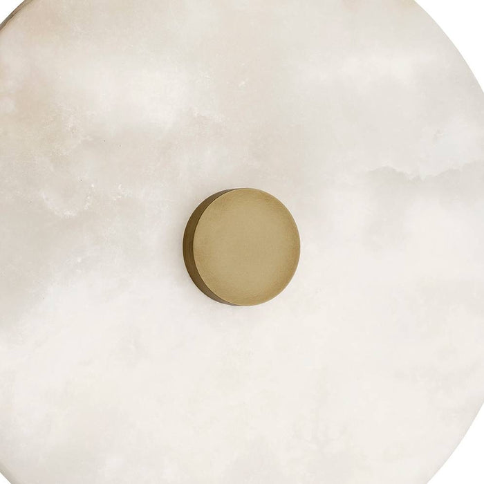 Arteriors - DFC27 - LED Flush Mount - Moers - White/Antique Brass