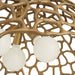 Arteriors - DMI35 - Three Light Pendant - Lotus - Antique Brass/Antique Brass